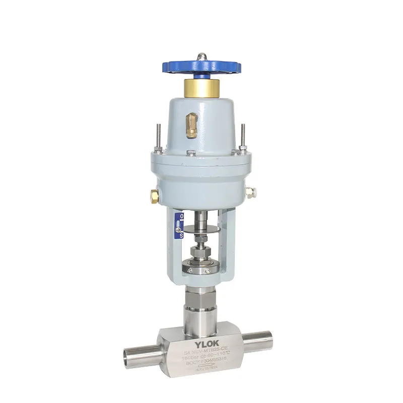 Pneumatic Globe Valve for High Pressure Gas